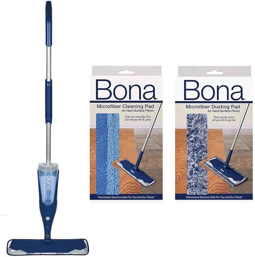 Bona Cleaning Set Spray Mop Cleaning Pad Dusting Pad