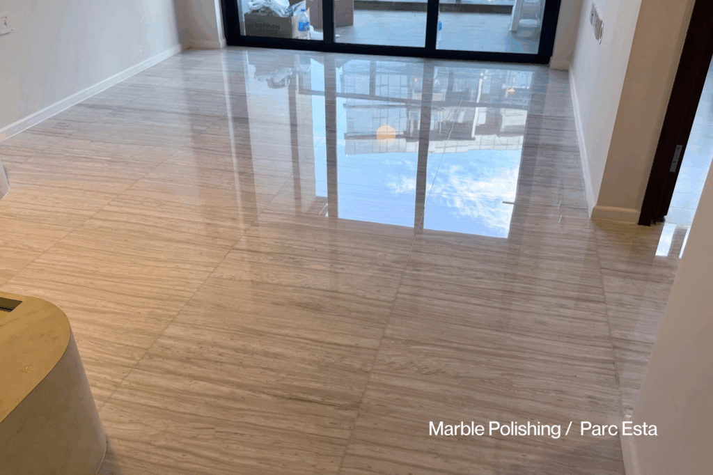 marble-polishing-high-shine-parc-esta-mr-wood-varnish
